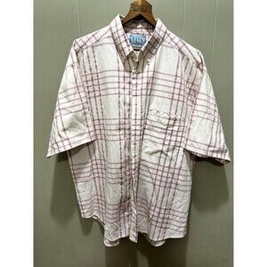 Vintage Levi's San Francisco Shirt Striped Purple Berry White Men’s Size XL
